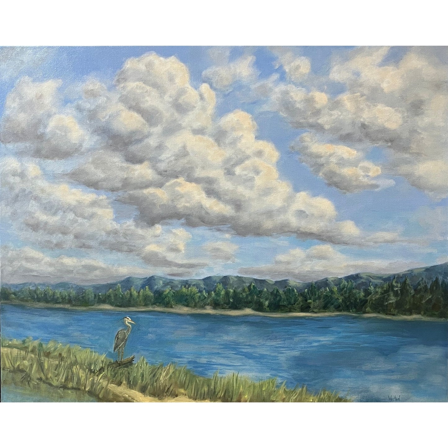 Original oil landscape painting by Denise Clark Weston, Vancouver, WA, Pacific Northwest Artist