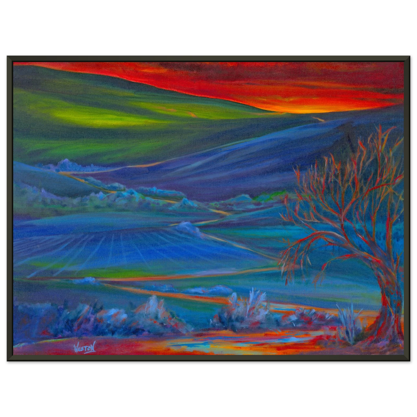 Canvas print of original painting by Denise Clark Weston, Vancouver, WA, Pacific Northwest Artist