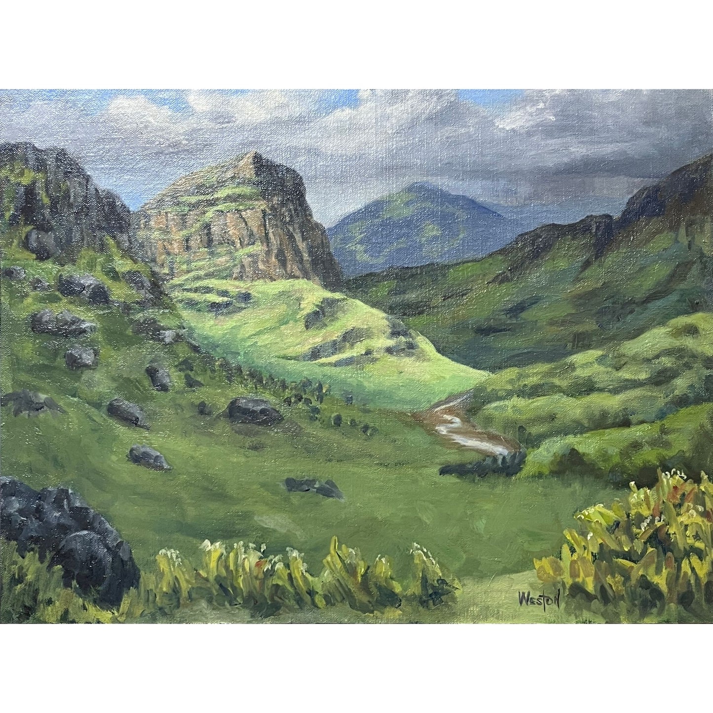 Original oil landscape painting by Denise Clark Weston, Vancouver, WA, Pacific Northwest Artist
