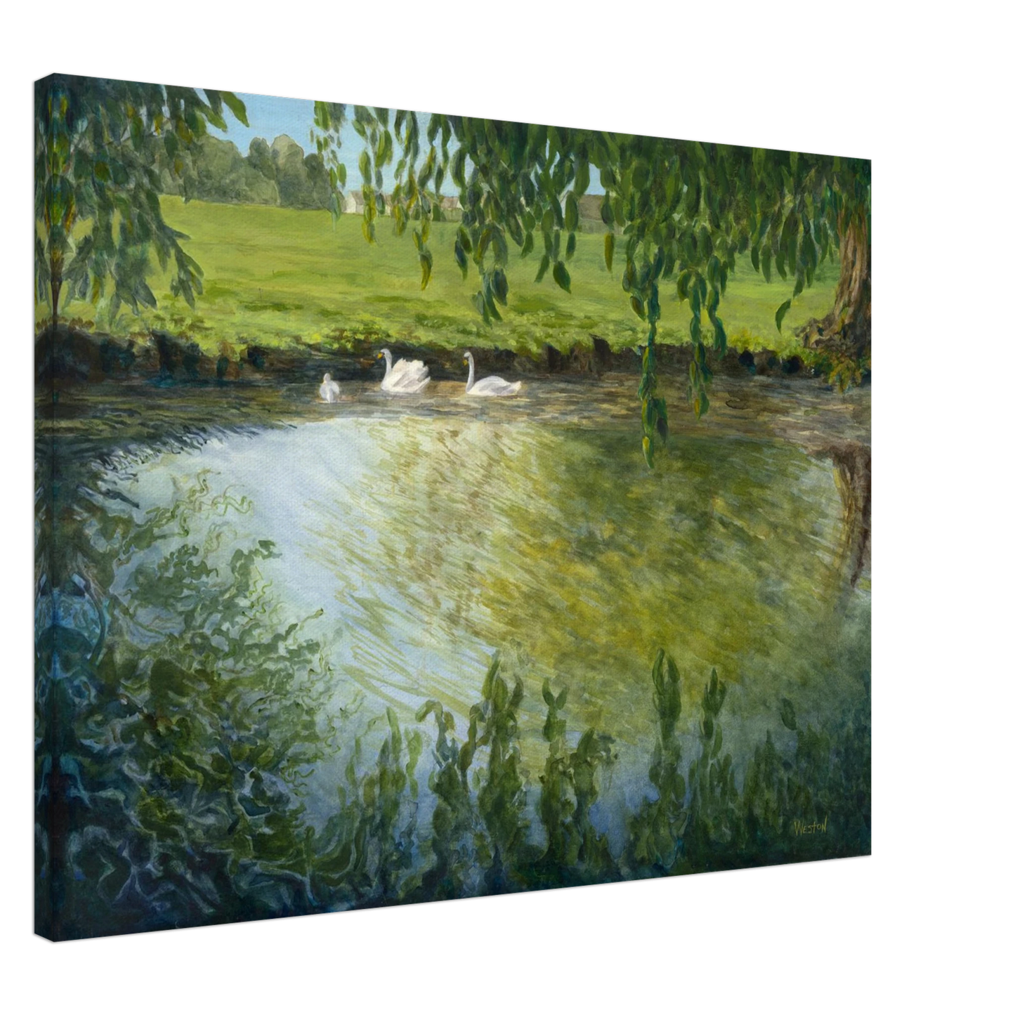 Canvas print of original painting by Denise Clark Weston, Vancouver, WA, Pacific Northwest Artist