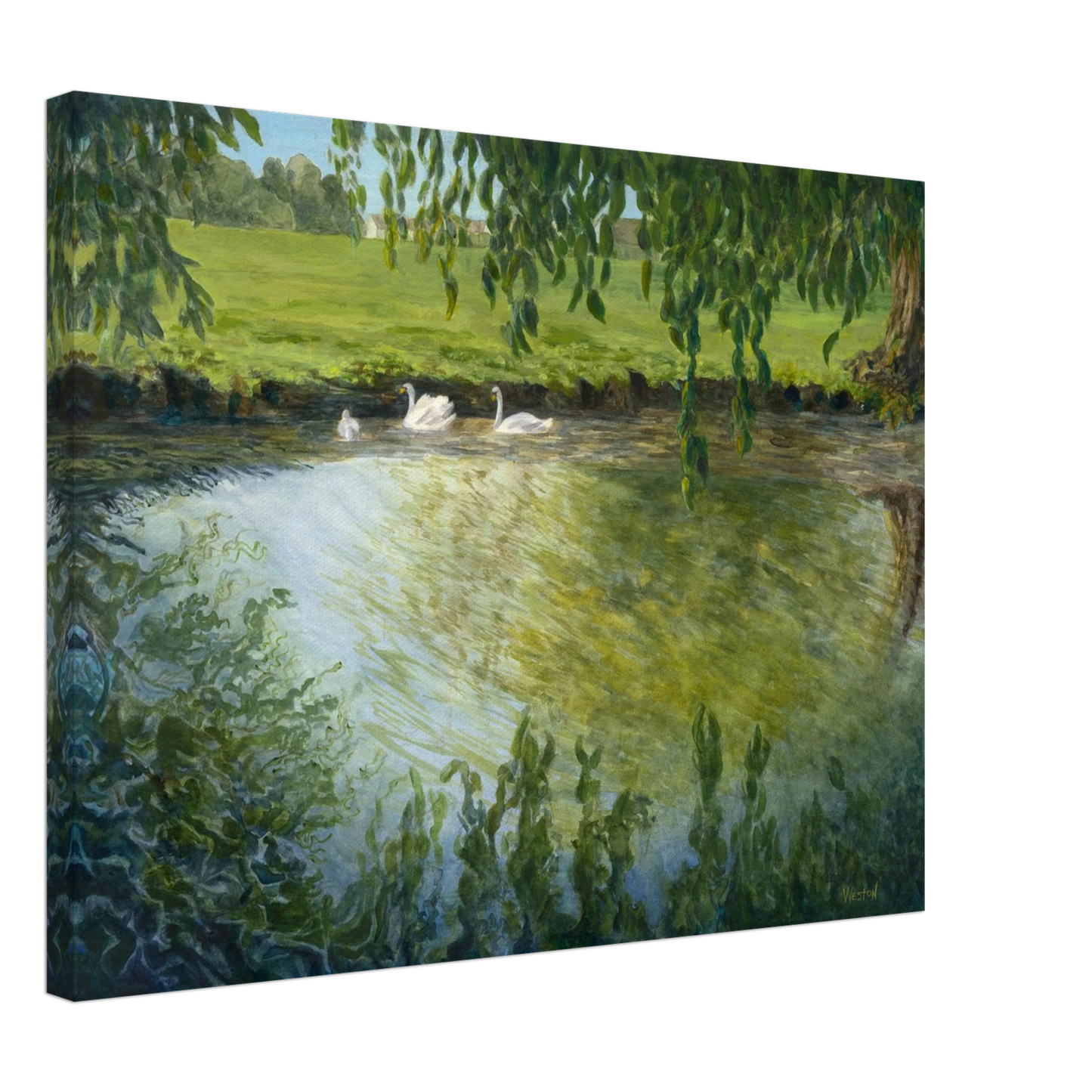 Canvas print of original painting by Denise Clark Weston, Vancouver, WA, Pacific Northwest Artist