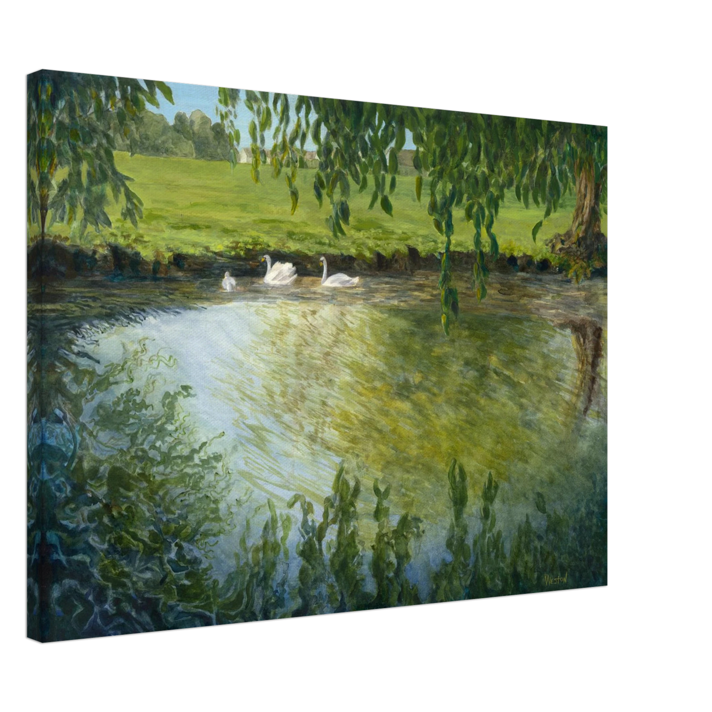 archival canvas print of original painting by Denise Clark Weston, Vancouver, WA, Pacific Northwest Artist