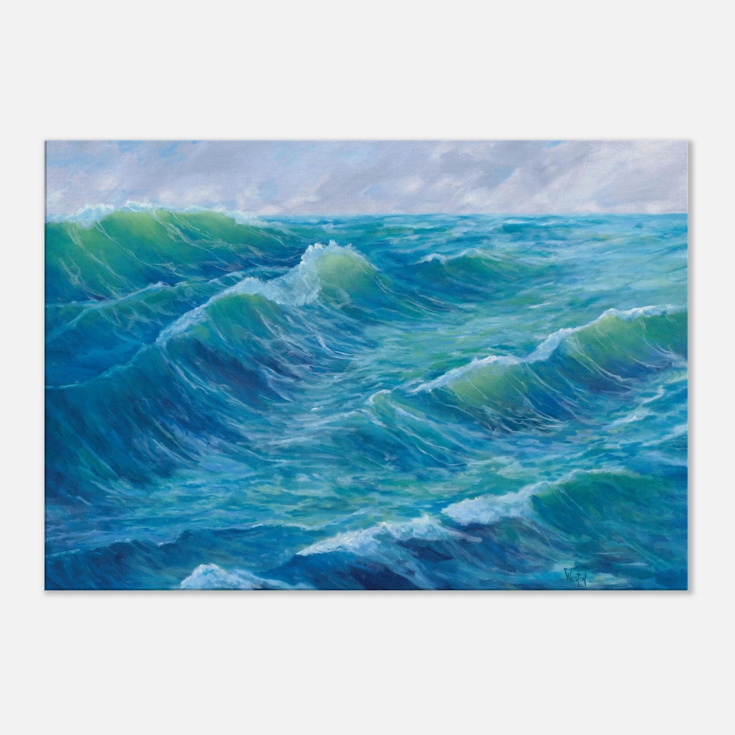 archival canvas print of original painting by Denise Clark Weston, Vancouver, WA, Pacific Northwest Artist
