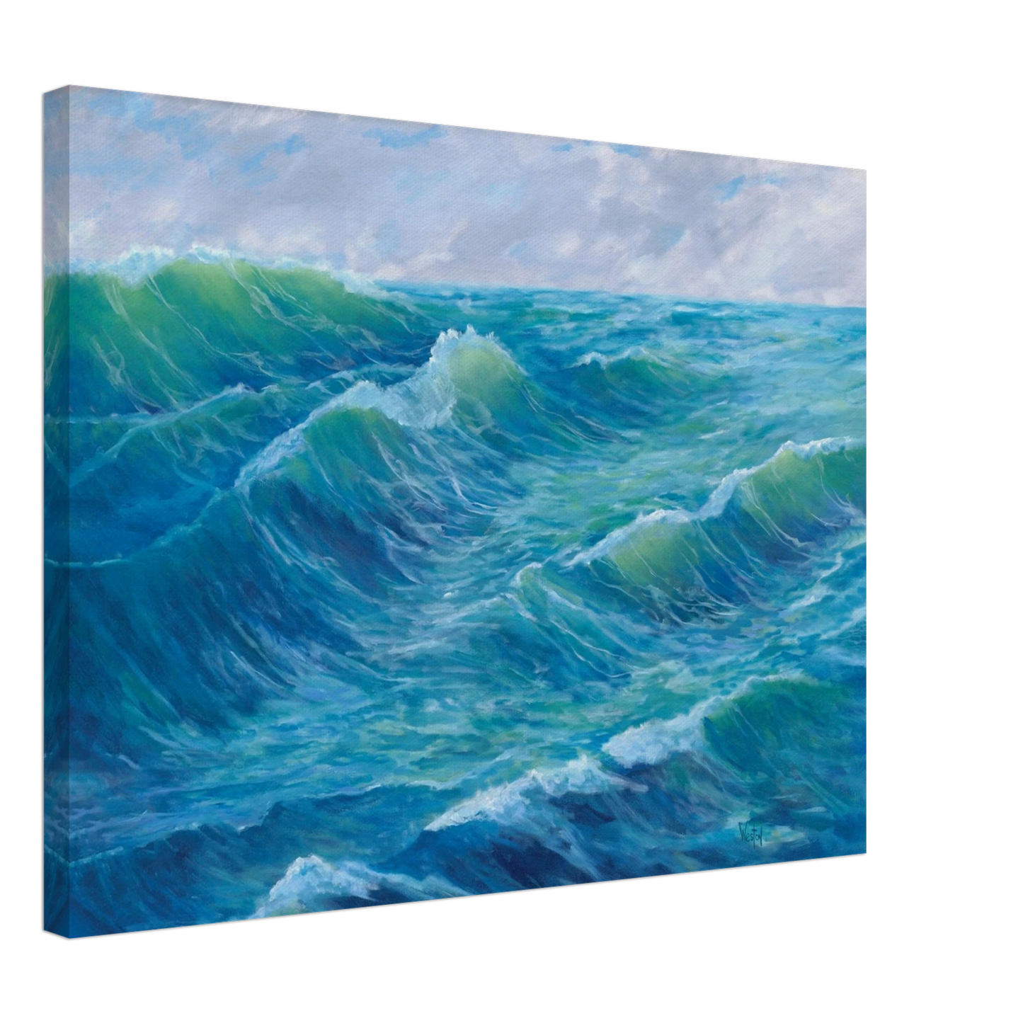 archival canvas print of original painting by Denise Clark Weston, Vancouver, WA, Pacific Northwest Artist