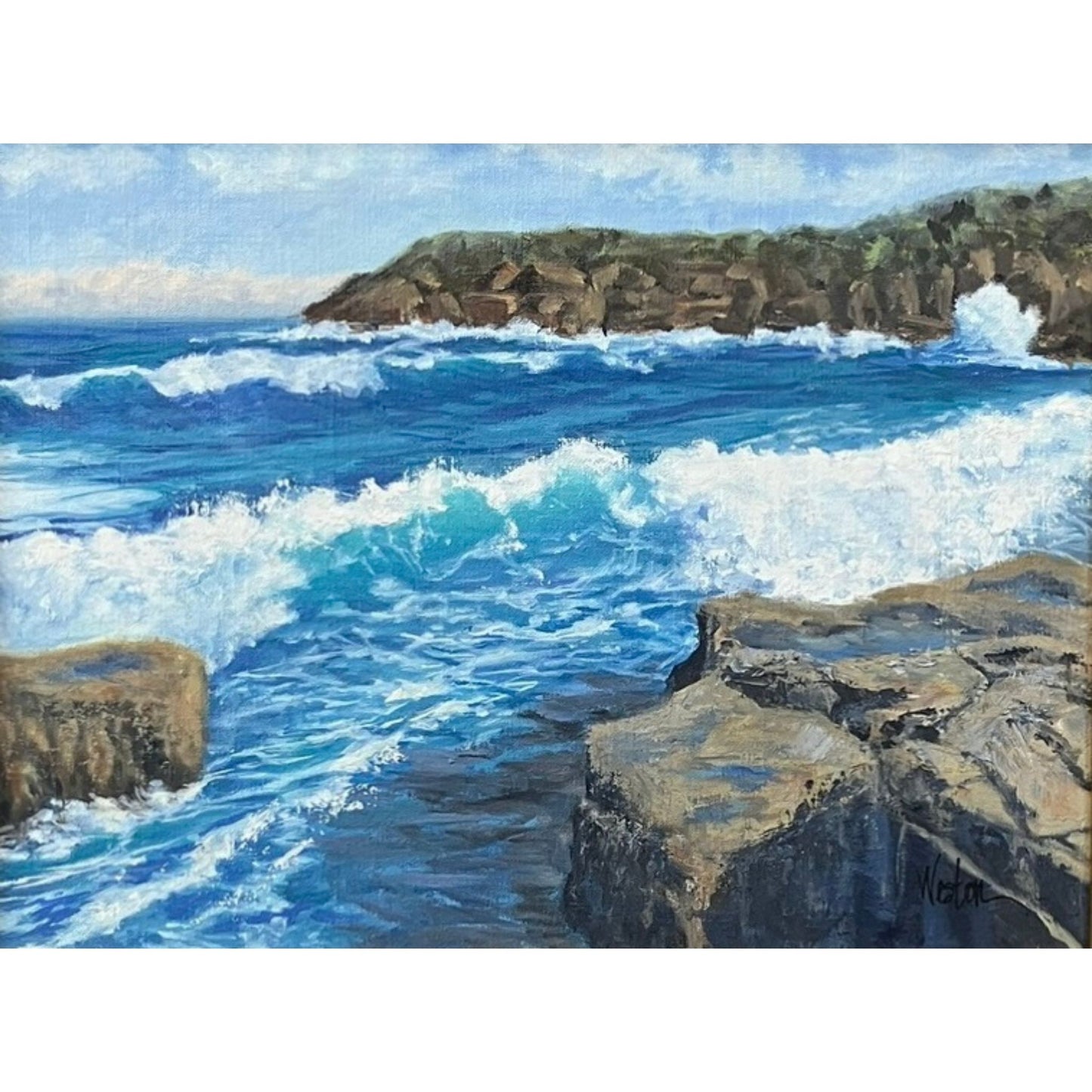 Original oil landscape painting by Denise Clark Weston, Vancouver, WA, Pacific Northwest Artist