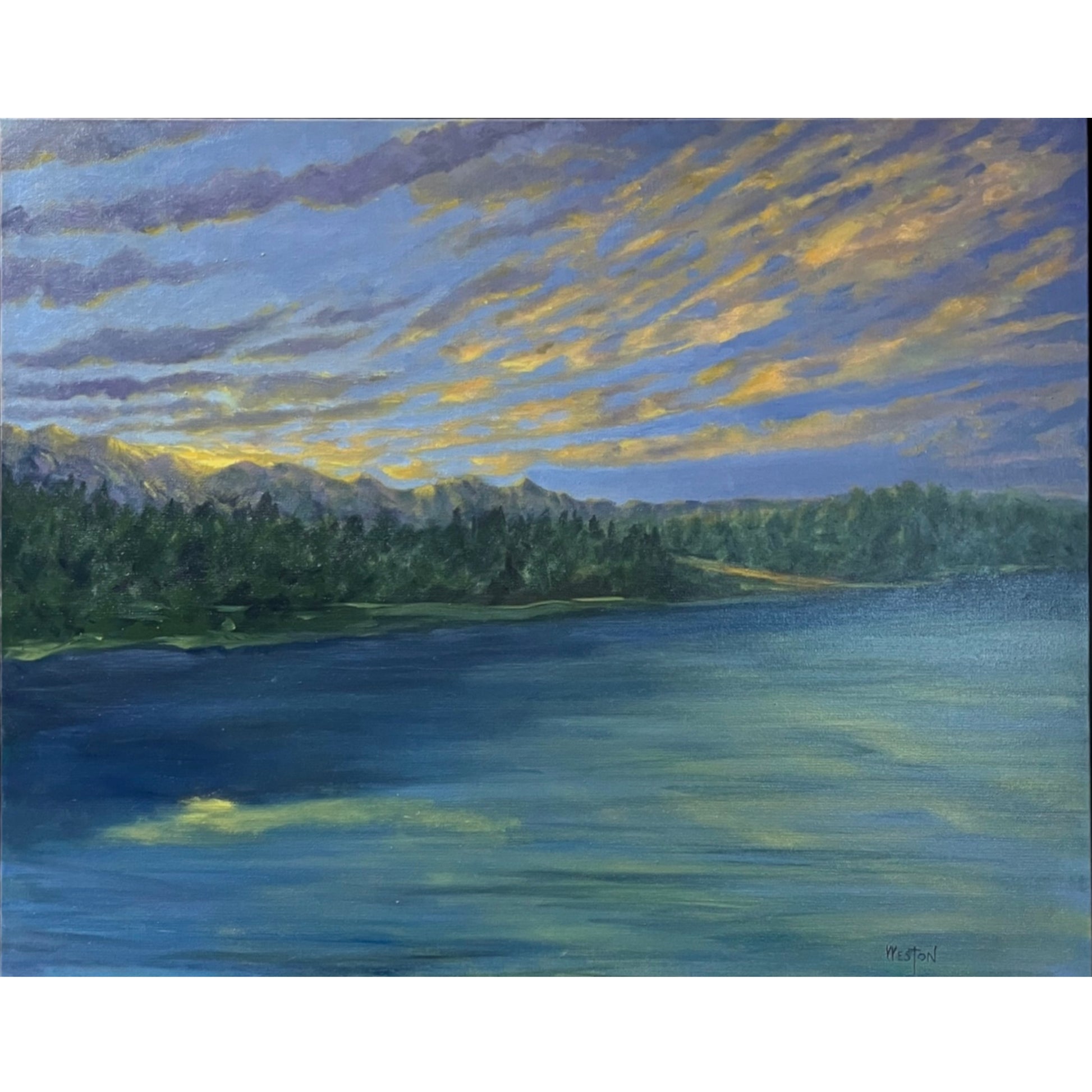 Original oil landscape painting by Denise Clark Weston, Vancouver, WA, Pacific Northwest Artist