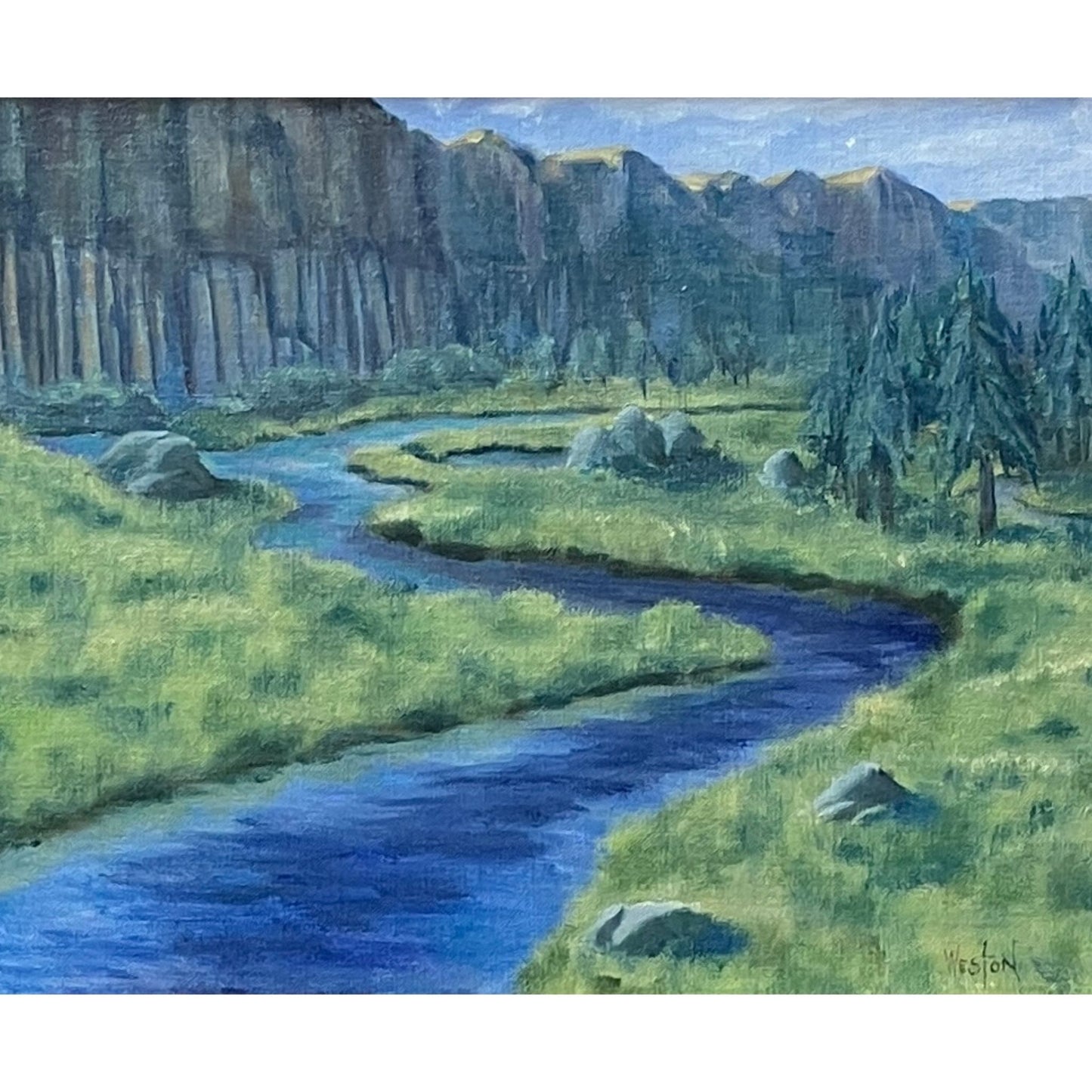 Original oil landscape painting by Denise Clark Weston, Vancouver, WA, Pacific Northwest Artist