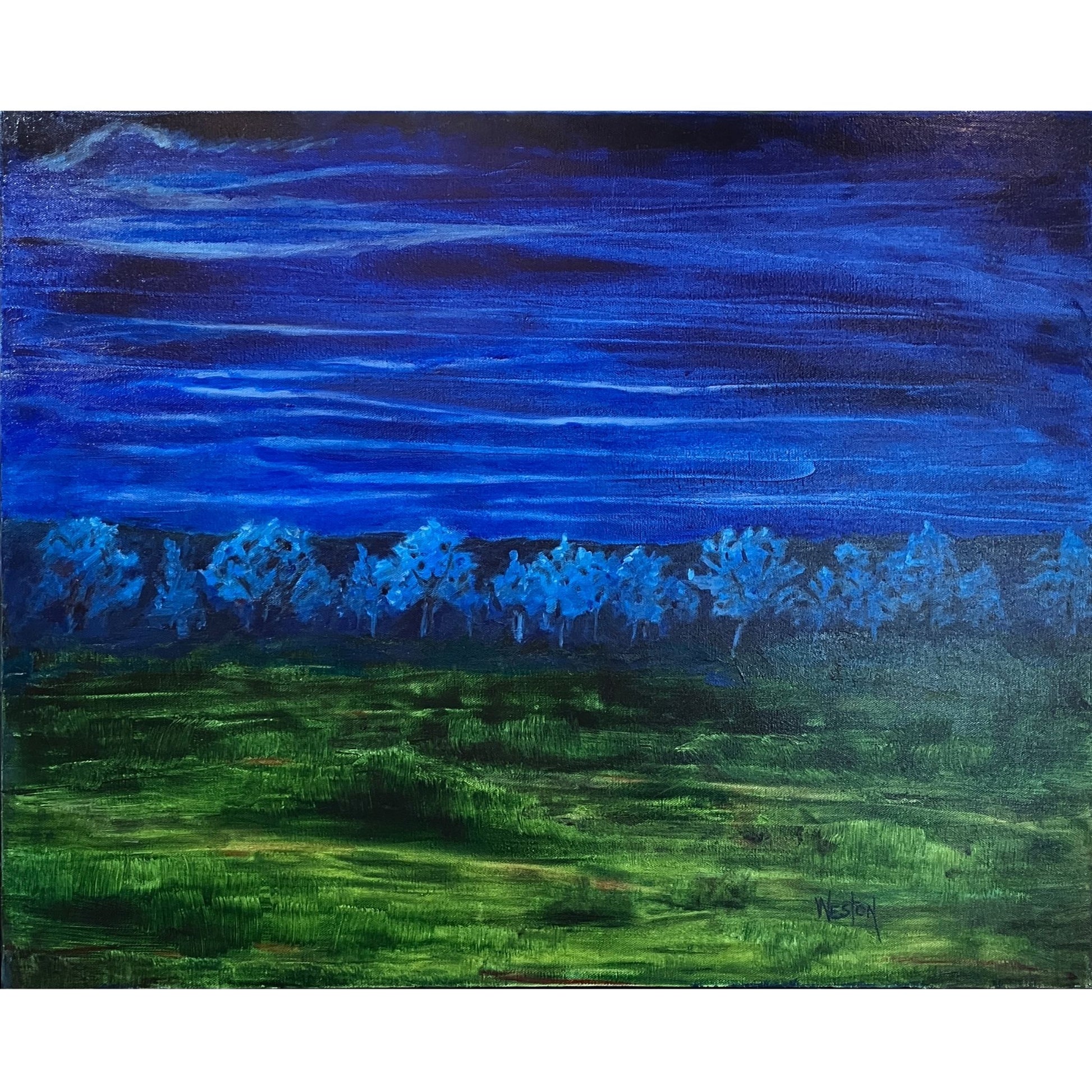 Original oil landscape painting by Denise Clark Weston, Vancouver, WA, Pacific Northwest Artist