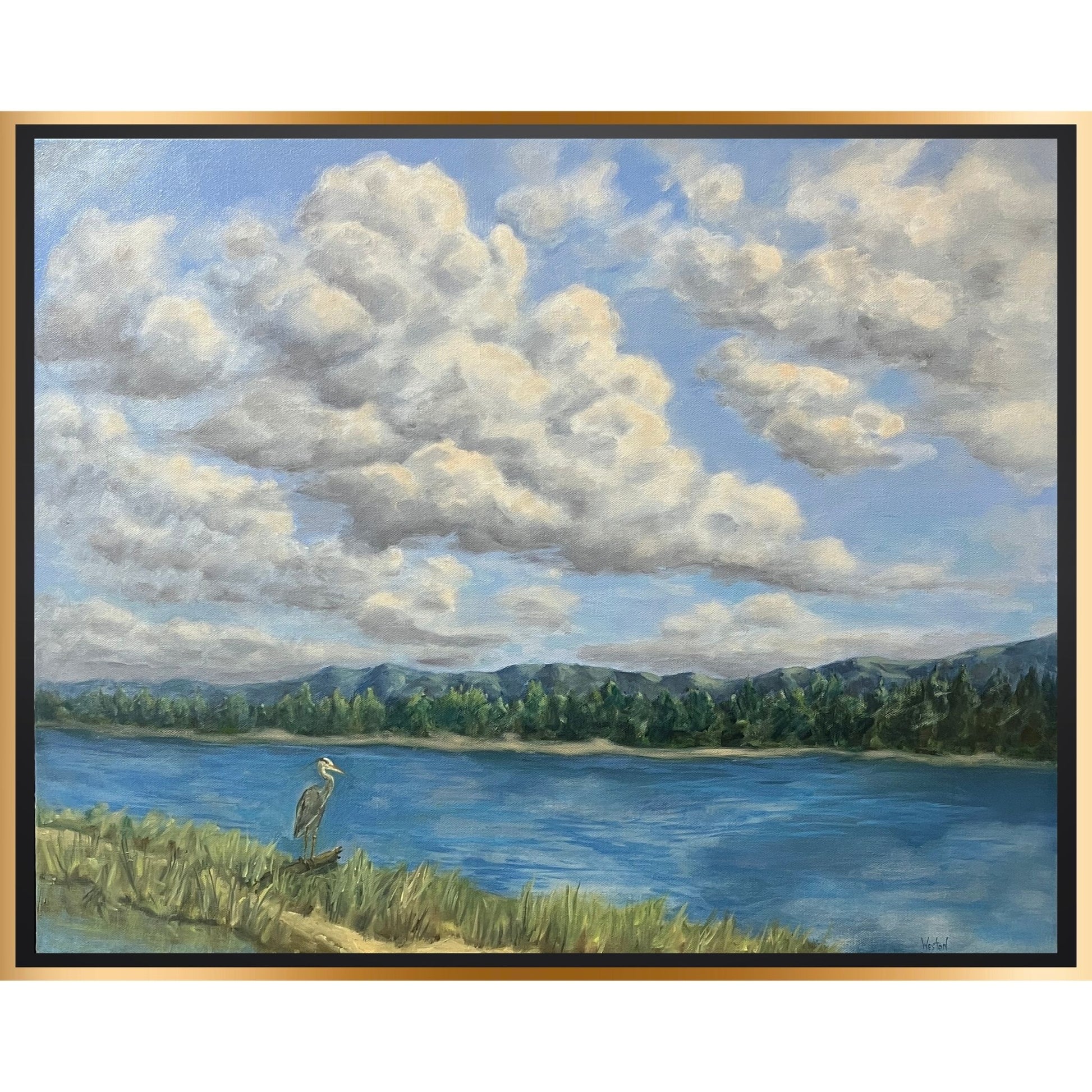 Original oil landscape painting by Denise Clark Weston, Vancouver, WA, Pacific Northwest Artist