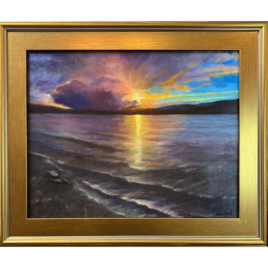 Original oil landscape painting by Denise Clark Weston, Vancouver, WA, Pacific Northwest Artist