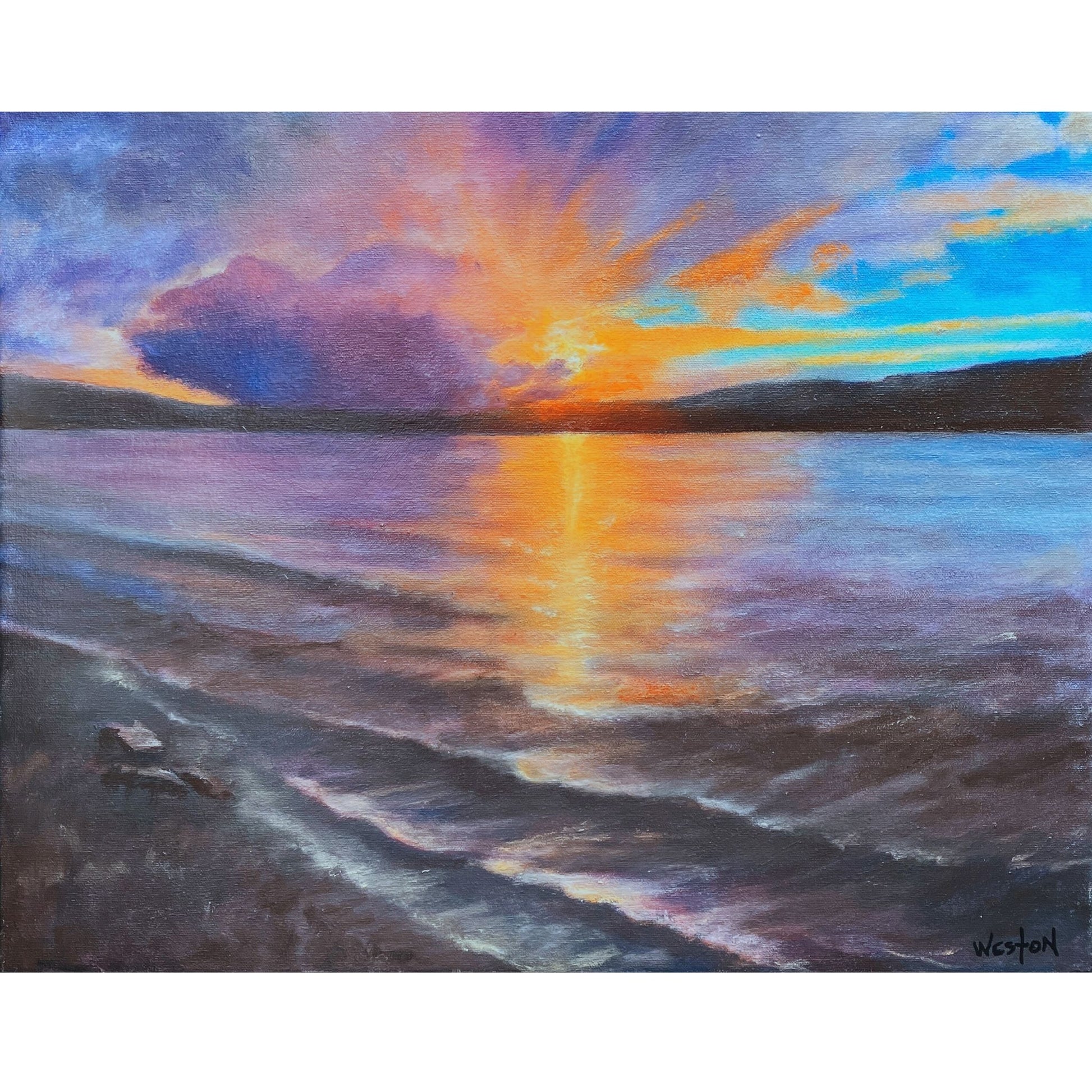 Original oil landscape painting by Denise Clark Weston, Vancouver, WA, Pacific Northwest Artist