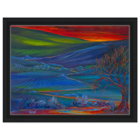 framed canvas print of original painting by Denise Clark Weston, Vancouver, WA, Pacific Northwest Artist
