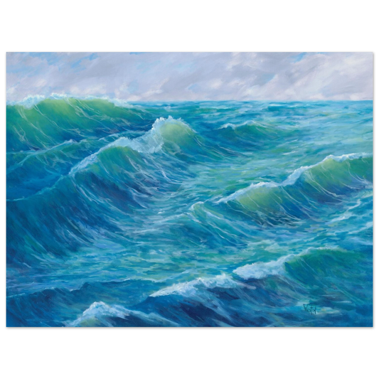 framed fine art print of original painting by Denise Clark Weston, Vancouver, WA, Pacific Northwest Artist