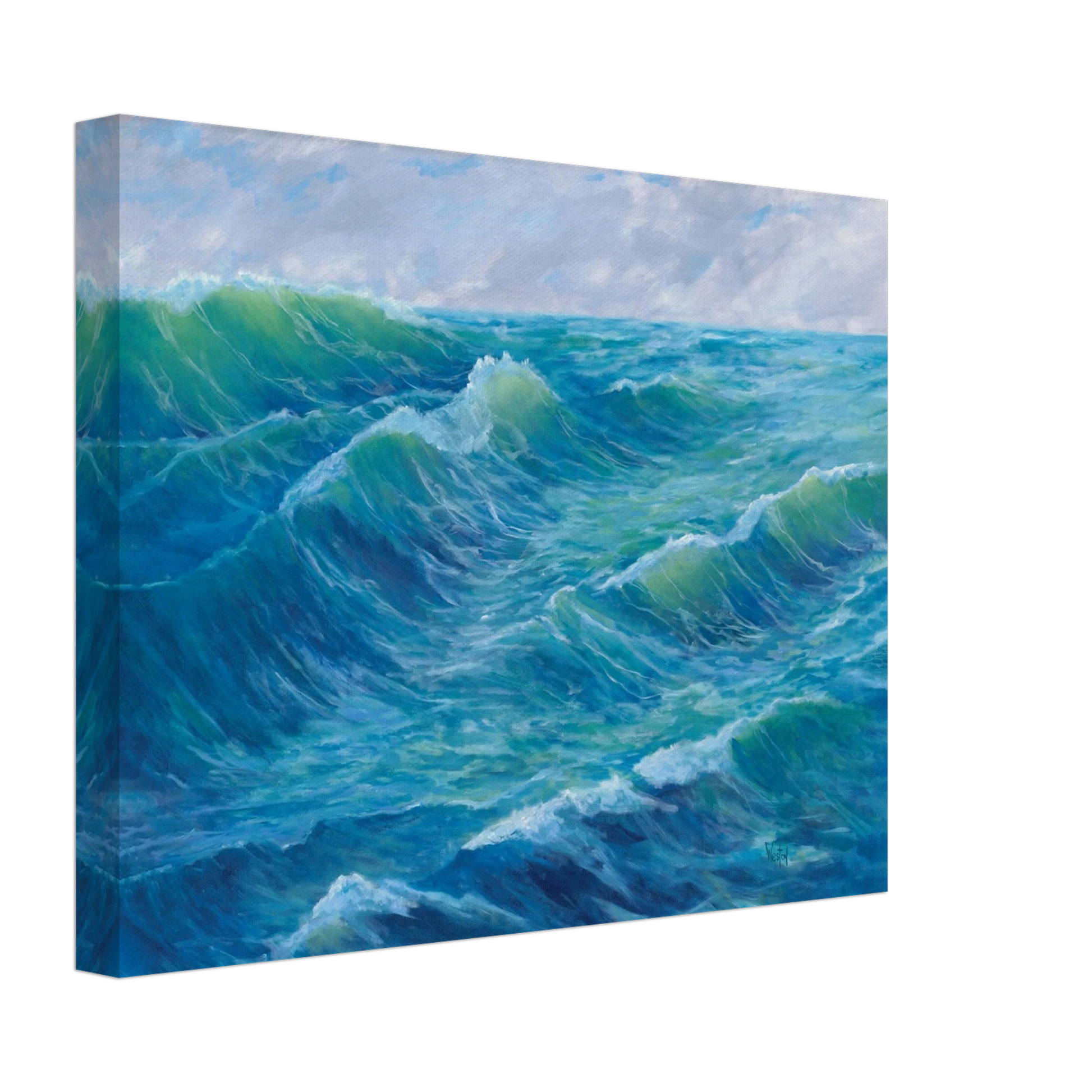 archival canvas print of original painting by Denise Clark Weston, Vancouver, WA, Pacific Northwest Artist